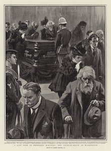 Una última mirada al presidente McKinley, el velatorio en Washington de Gordon Frederick Browne